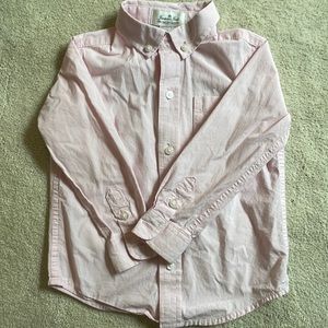 Janie and Jack pink poplin special occasions shirt, 2T